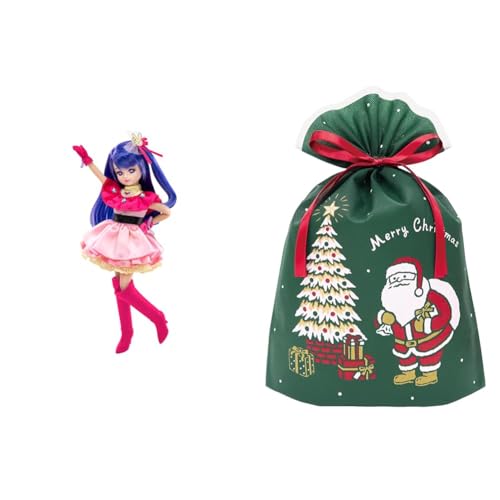 タカラトミー リカちゃん ドール 【 推しの子 】×リカちゃん 着せ替え おままごと おもちゃ 3歳以上 + インディゴ クリスマス ラッピングL サンタギフト ダークグリーン XG075