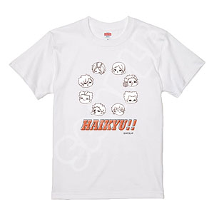 「ハイキュー!!」第9弾 Tシャツ M-TA(集合) ホワイト Sサイズ