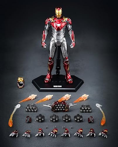 スリーゼロ[threezero] スパイダーマン:ホームカミング DLX アイアンマン・マーク47 1/12スケール ABS&PVC&POM&亜鉛合金&その他の金属製 塗装済み可動フィギュア