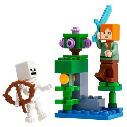 レゴ マインクラフト 洞窟のアレックスとスケルトン ミニセット LEGO MINECRAFT The Lush Cave Fight 30705
