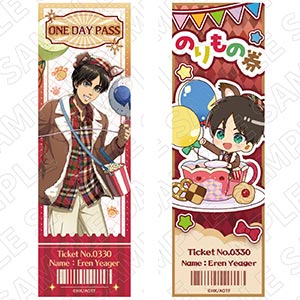 進撃の巨人 チケット風ブロマイドセット(エレン)