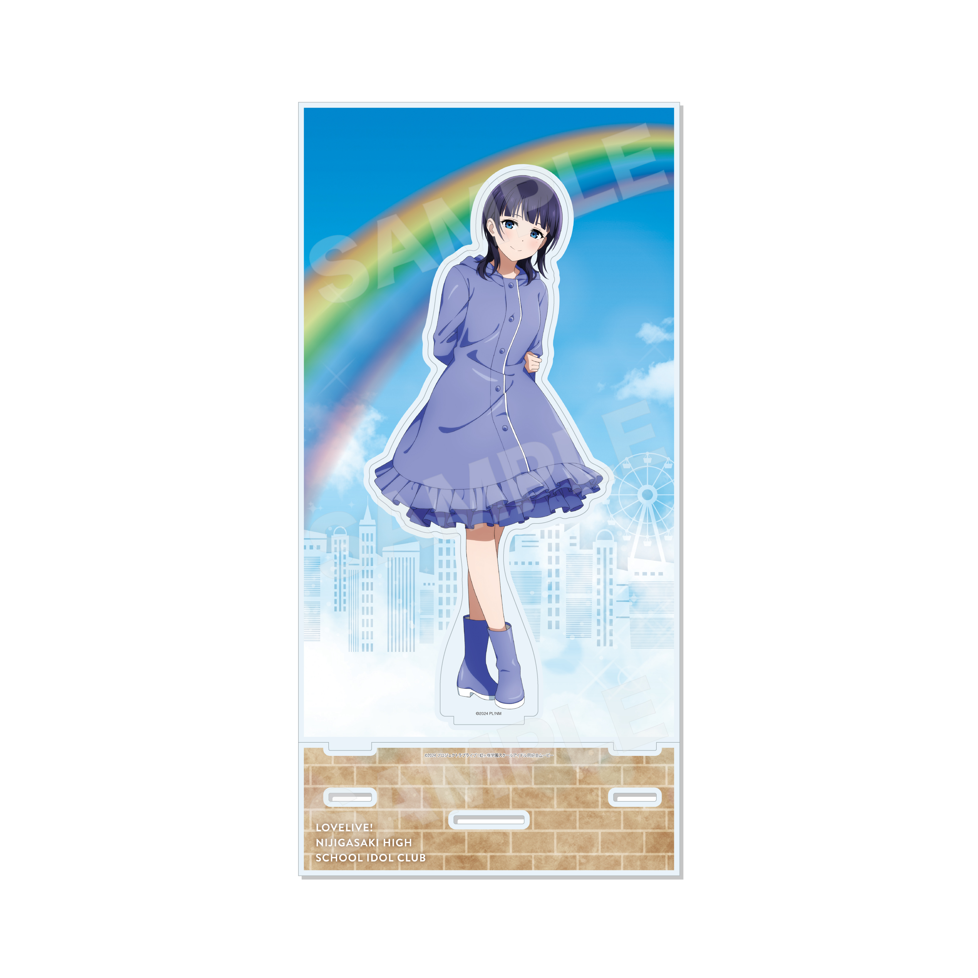 ラブライブ!虹ヶ咲学園スクールアイドル同好会_レインコートver. 背景付きアクスタ /E 朝香 果林