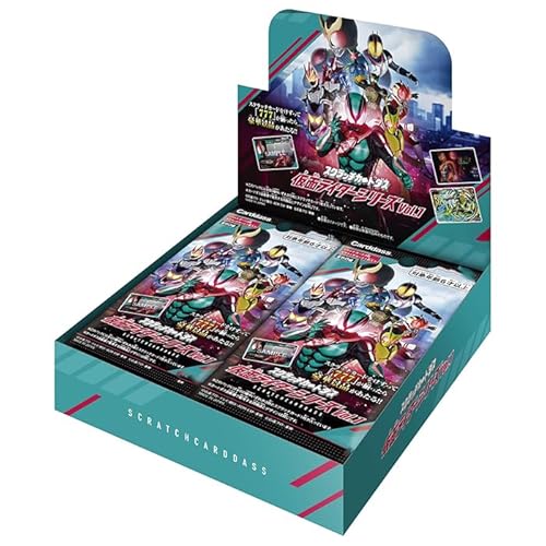 【未開封BOX】 スクラッチカードダス 仮面ライダーシリーズVol.1 BOX 【初回購入特典：限定カード1枚付き】