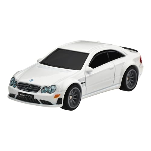 ホットウィール(Hot Wheels) カーカルチャー パワートリップ 2008 メルセデス・ベンツ CLK 63 AMG ブラックシリーズ 乗り物おもちゃ ミニカー 3歳から ホワイト JKF29