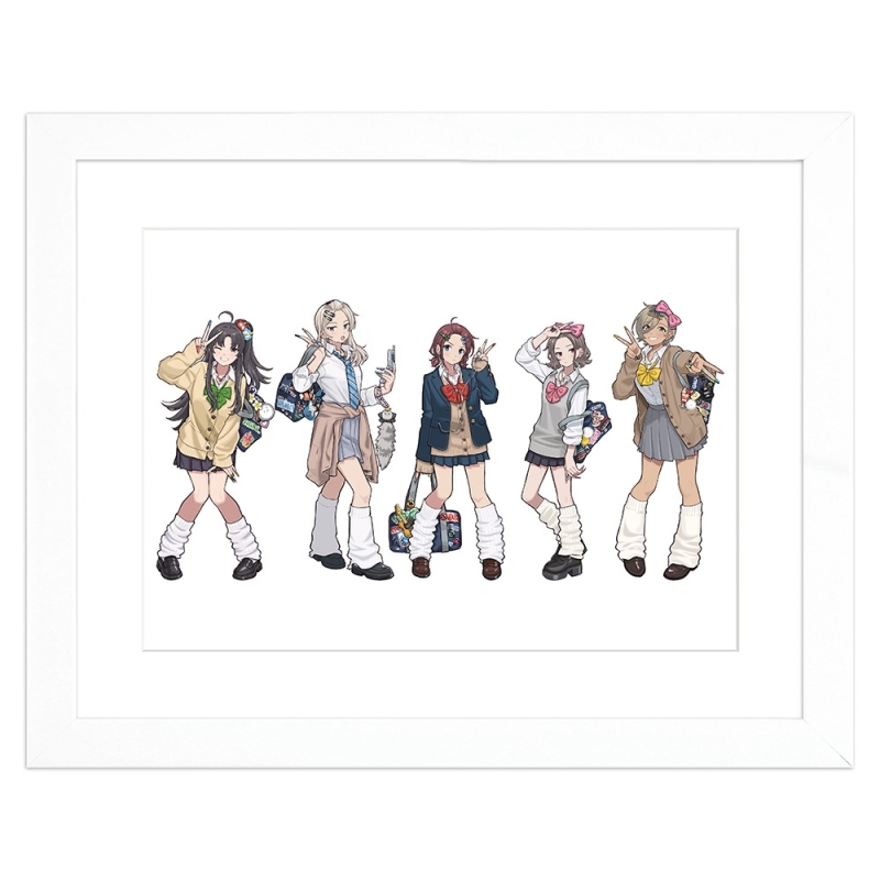 ガールズバンドクライ 描き下ろしキャラファイングラフ(平成ギャル) A4