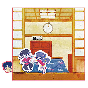 TVアニメ「らんま1/2」第2弾 ぴょこっとハンドタオル 天道家にシャンプー登場！