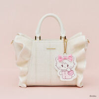 Lil ala mode×SAMANTHAVEGA ツイードフリルハンドバッグ