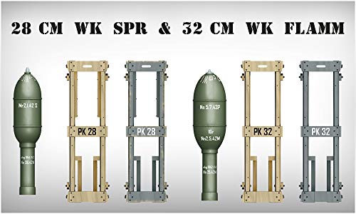 ミニアート 1/35 WW.II ドイツ軍 ロケットランチャー 28/32cmロケット弾付属 プラモデル MA35269