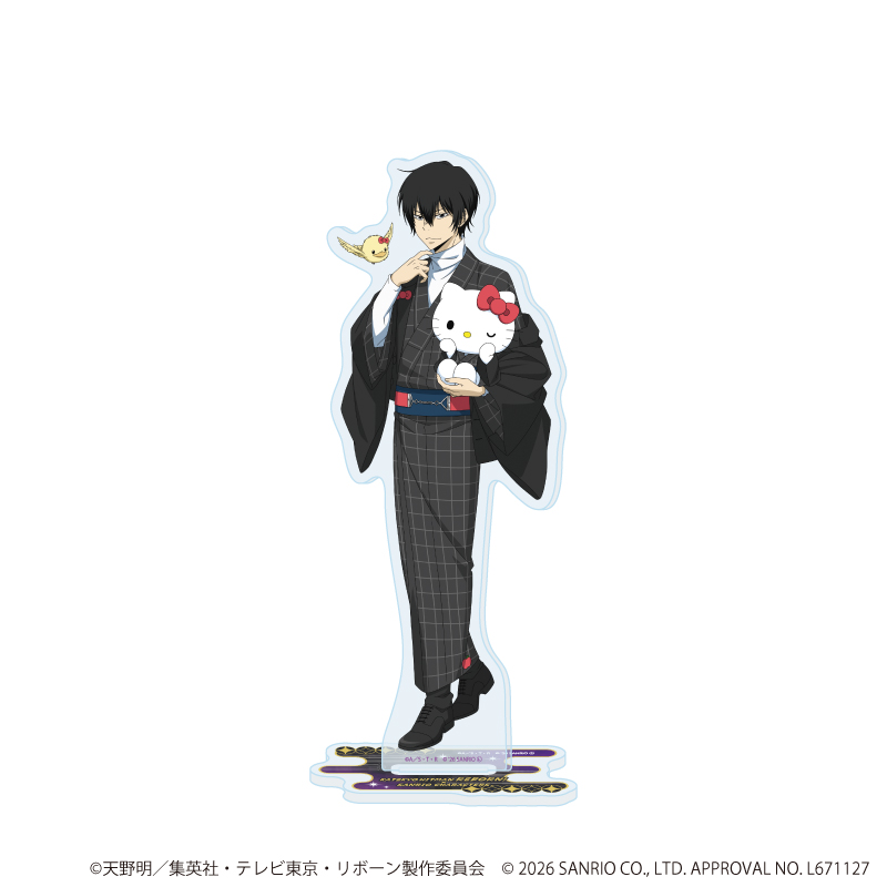 家庭教師ヒットマンREBORN!×SANRIO CHARACTERS_アクリルスタンド53/雲雀恭弥×ハローキティ