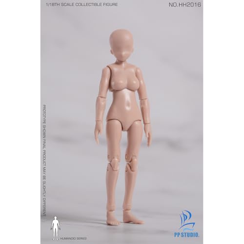 HiPlay PP STUDIO 1/18 女性 関節素体 美白肌 NO.HH2016 ボディ フィギュア ヘッド付き 超可動