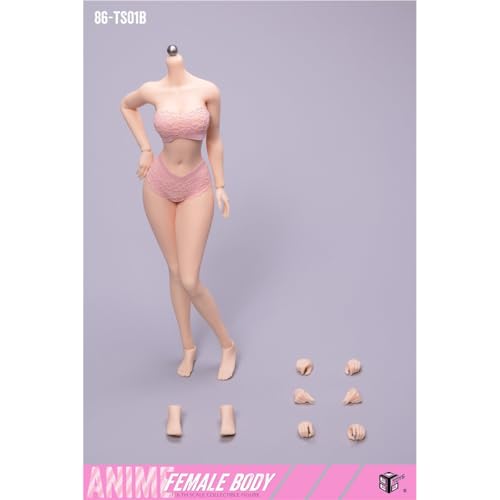 HiPlay 86TOYS 1/6 女性 シームレス素体 美白肌 通常版 86-TS01-B ボディ フィギュア 超可動