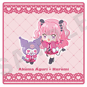 ちゃおヒロインズ×サンリオキャラクターズ ミニタオル 愛久魔あぐり×クロミ