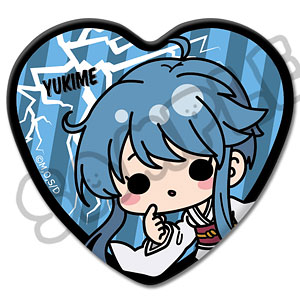 新アニメ『地獄先生ぬ～べ～』ハート型缶バッジ MC (ゆきめ)