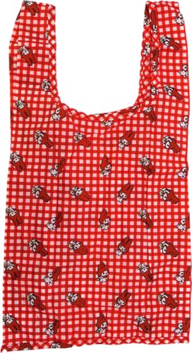 ナカジマコーポレーション マイメロディ 赤チェック ぬいぐるみエコバッグ 219800-25