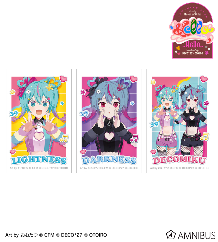 デコミク Art by おむたつ インスタントカメラ風イラストカード3枚セット ver.A