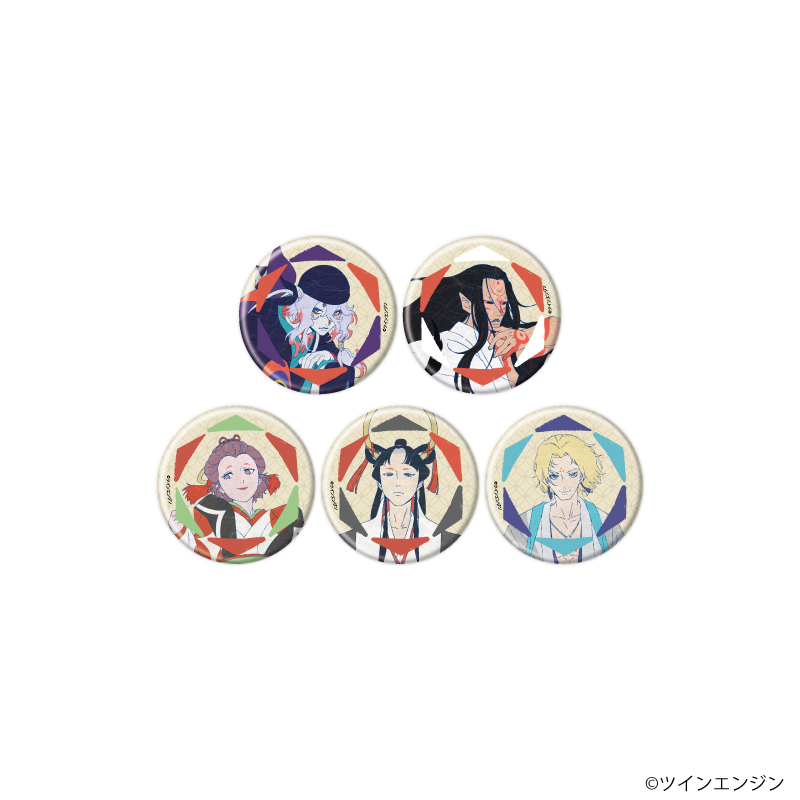 劇場版モノノ怪 第三章 蛇神_缶バッジ02/コンプリートセット(全5種)(公式イラスト)【コンプリートセット／5個入り】