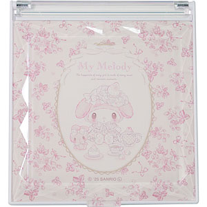 マイメロディ＆クロミ マイメロディ 白いちごのティータイムデザインシリーズ ジュエルミラー