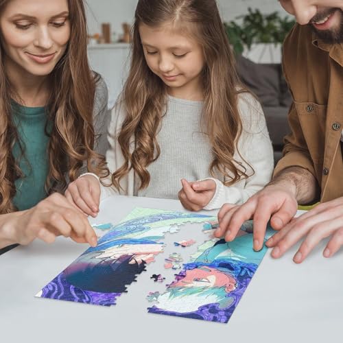 光が死んだ夏 ジグソーパズル 木製 500ピース 38×52cm アニメイラスト 中級者向け プリント 脳活性化 ストレス解消 飾って映える ギフト 1220OC01-49