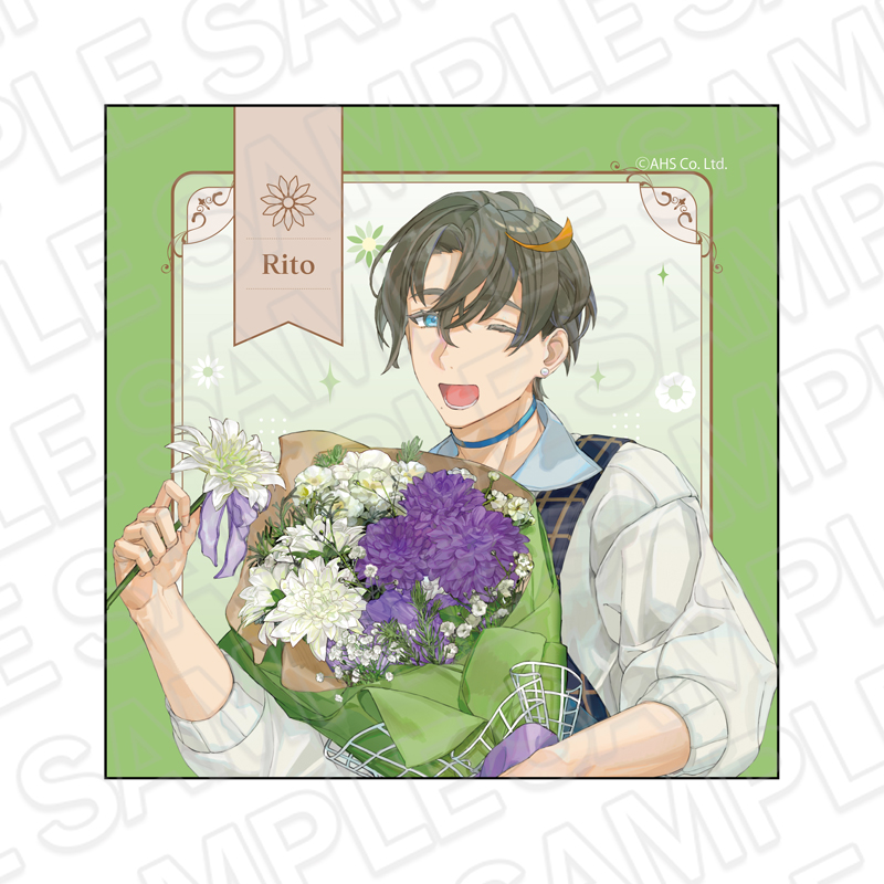 AHSキャラクターズ_マイクロファイバー 水奈瀬リト flower ver.