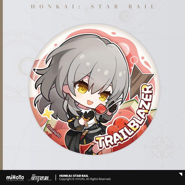 崩壊：スターレイル フレッシュサンシャインシリーズ デフォルメ缶バッジ 開拓者(女)