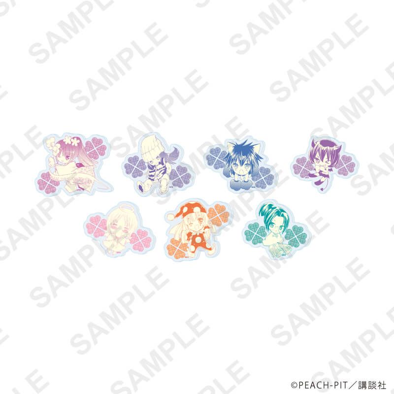 アクリルプレートバッジ「しゅごキャラ！」14/コンプリートセット(全7種)(公式イラスト)