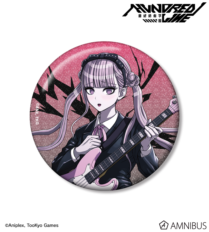 描き下ろし 九十九過子 ロックバンドver. 75mmグリッター缶バッジ