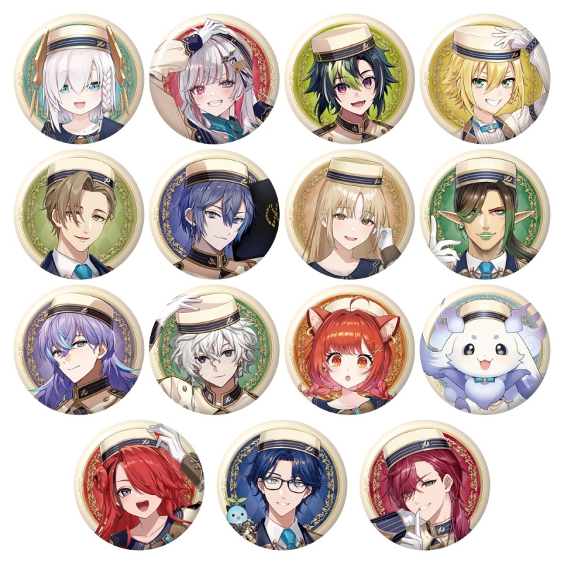 にじさんじ 缶バッジビスケット2