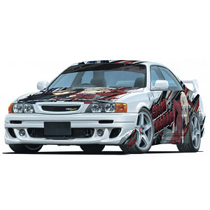 ザ・チューンドカー No.IT-02 1/24 リコリス・リコイル TRD JZX100 チェイサー’98(トヨタ) プラモデル
