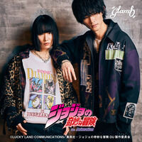 アニメ『ジョジョの奇妙な冒険 ダイヤモンドは砕けない』×glamb Crazy Diamond vs Killer Queen T-shirts