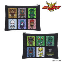 仮面ライダークウガ　デフォルメ　ポーチ　グロンギ柄