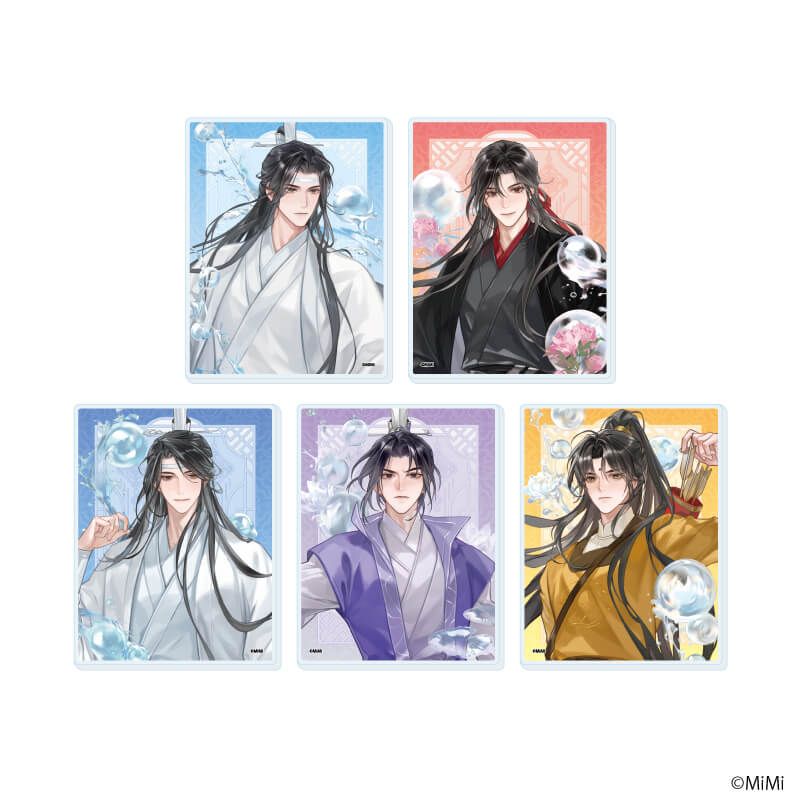 アクリルカード「大河幻想ラジオドラマ「魔道祖師」」05/シャボン玉ver. ブラインド(5種)(描き下ろしイラスト)