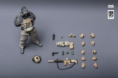 HASUKI SALVOシリーズ SA04 ナイトヴェイル ウィーバー 1/12スケール 布&ABS&PVC製 塗装済み可動フィギュア