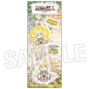 進撃の巨人 調査兵にゃん ステッカー アルミン