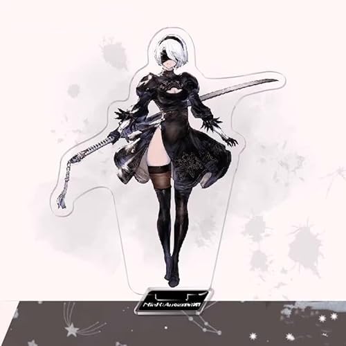 NieR ニーアオートマタ 2B アクリルスタンド 周辺 ヨルハ二号B型 全シリーズ アクリルフィギュア 全身 台座あり 萌えグッズ アニメ 周辺 コスプレ 道具 2を買うと1を贈る! 誕生日 プレゼント 非公式 (カラー（11）,16CM) [並行輸入品]