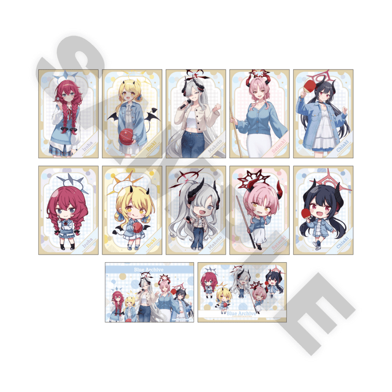 「9月中旬頃以降発送」ブルーアーカイブ×ラウンドワン イラストカードセット