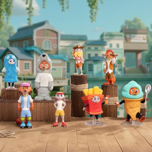 TOP TOY ディズニー(Disney) ズートピア「最強変装」シリーズ【1ピース】ガチャガチャ ブラインド ボックス フィギュア プラモデル プレミアム おもちゃ ズートピア 誕生日プレゼント Zootopia ニック＆ジュディ キャラクター コレクター向け