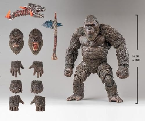[AC]HIYATOYS ゴジxコング 新たなる帝国 コング 可動 アクション フィギュア 2.0 版 EBG0241