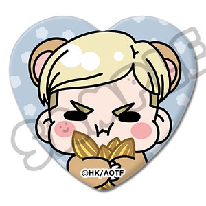 TVアニメ『進撃の巨人』Season1～3 ハート型缶バッジ MH (エルヴィン)