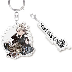 NieR Series 15th Anniversary アクリルキーホルダー 少年ニーア＆白の書