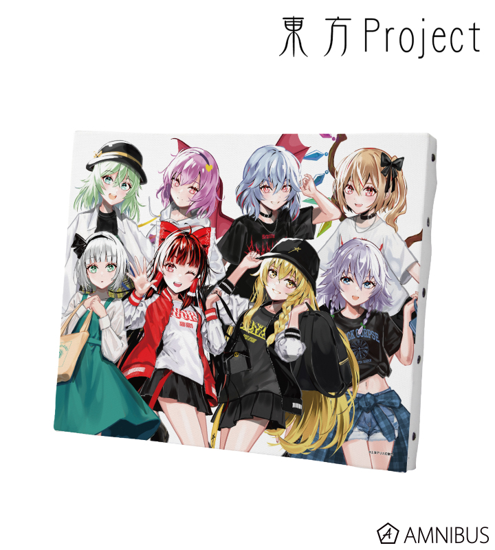 松本能人イラスト 集合 現代風ファッションver. キャンバスボード