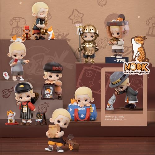 52TOYS BLINDBOX NOOK in Vintage Storeシリーズ ブラインドボックス Blind Box コレクションフィギュア トレディングフィギュア おもちゃの福袋 ガチャガチャ 塗装済み 子供・コレクター・誕生日・クリスマスのギフトに最適 (一個入り)
