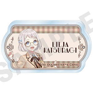 「学園アイドルマスター」 ネームバッジ めがね×ラテコーデver. (葛城リーリヤ)