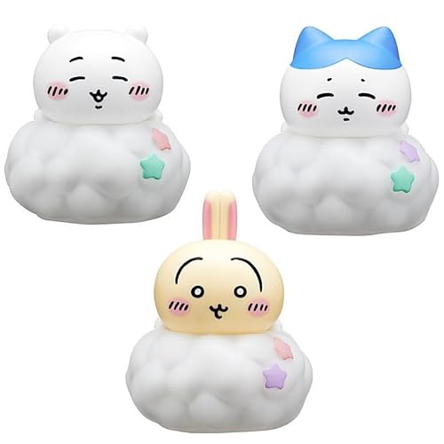 ちいかわ 雲の上でおやすみライト [全3種セット(フルコンプ)] ガチャガチャ カプセルトイ