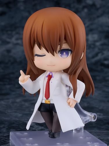 グッドスマイルカンパニー STEINS;GATE ねんどろいど 牧瀬紅莉栖 白衣Ver. べーしっく プラスチック製 塗装済み可動フィギュア ノンスケール 専用台座付属 全高約100mm