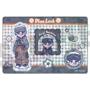 TVアニメ『ブルーロック』 ホログラムステッカーシート にゅ～とろ 第3弾 C 凪誠士郎
