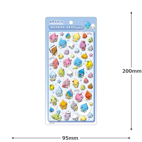 クーリア しずくちゃん シール ボンボンドロップシール しずくの森のなかまたち 94740