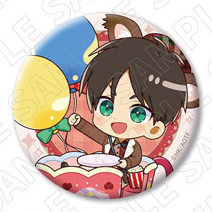 進撃の巨人 ミニキャラ缶バッジ(エレン)