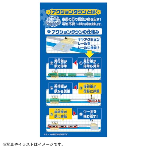 タカラトミー(TAKARA TOMY) プラレール J-23 アクションタウン 連続発車駅 電車 列車 おもちゃ 3歳以上