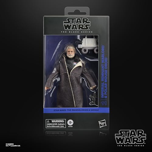 ハズブロ(Hasbro)STAR WARS スター・ウォーズ ブラックシリーズ インペリアル・レムナント・ウォーロード&ポーラーマウス・ドロイド、『スター・ウォーズ/マンダロリアン・アンド・グローグー』プレミアム 15 cm アクションフィギュア G3198 正規品