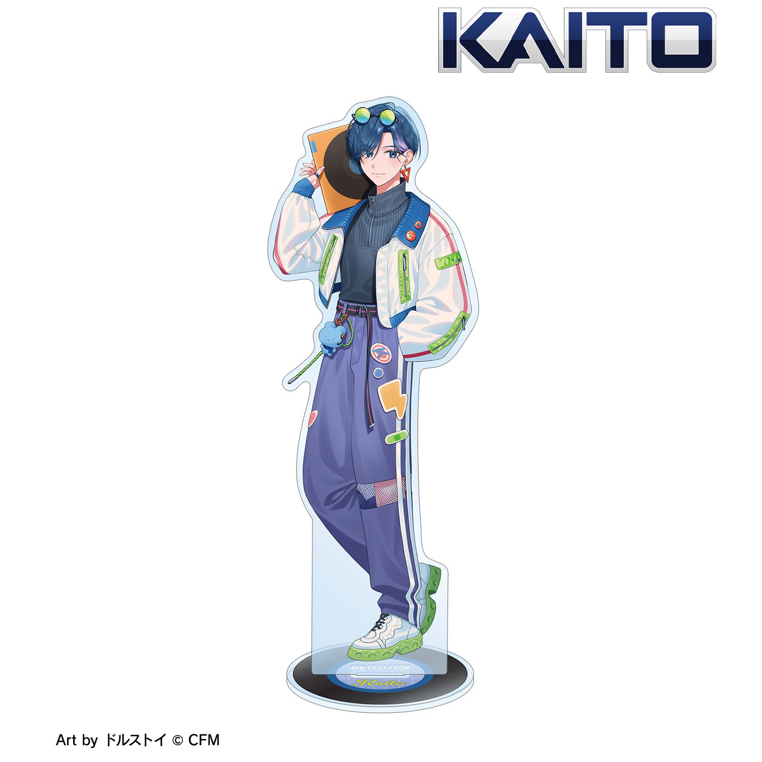初音ミク_描き下ろし KAITO シティポップver. Art by ドルストイ BIGアクリルスタンド
